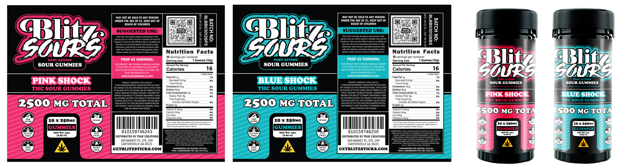 Blitz Sticks packaging