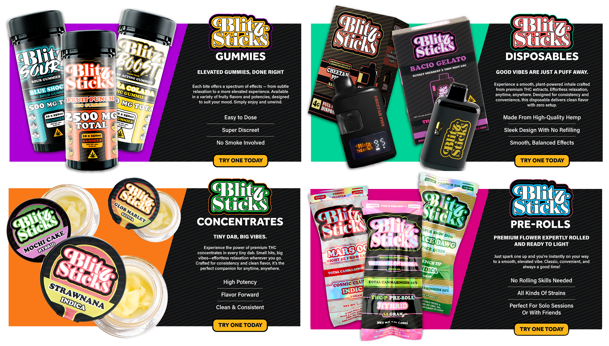 Blitz Sticks website and digital assets