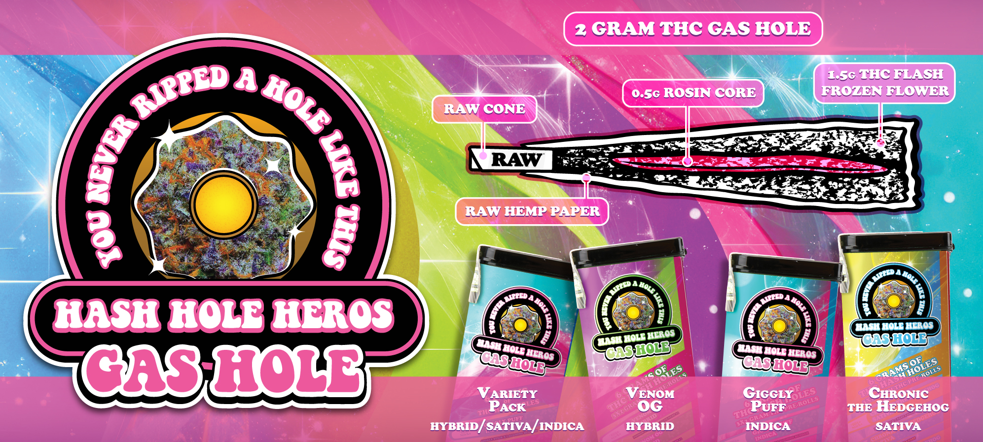 Blitz Sticks Hash Hole promotional banner
