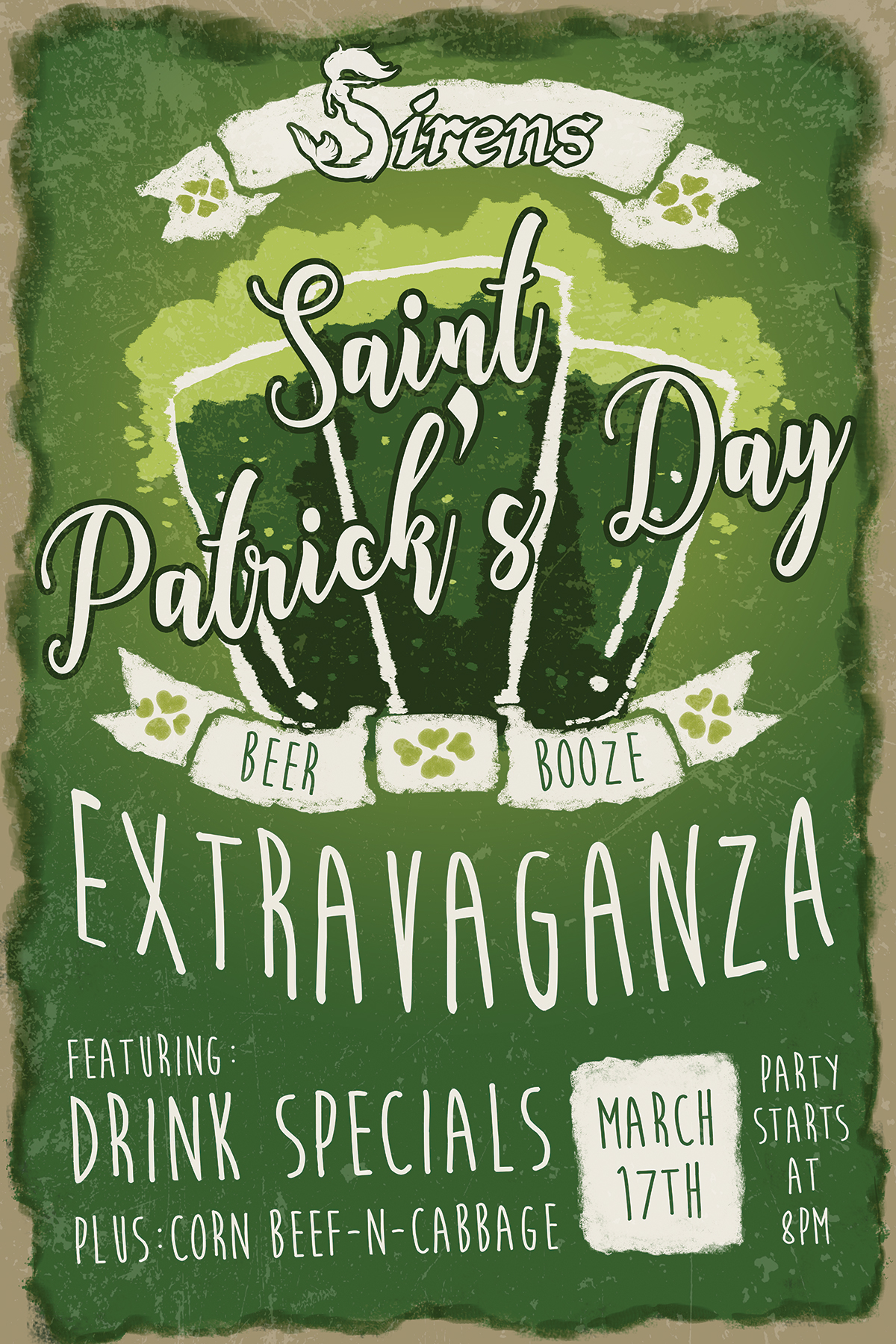 Saint Patrick's Day event poster