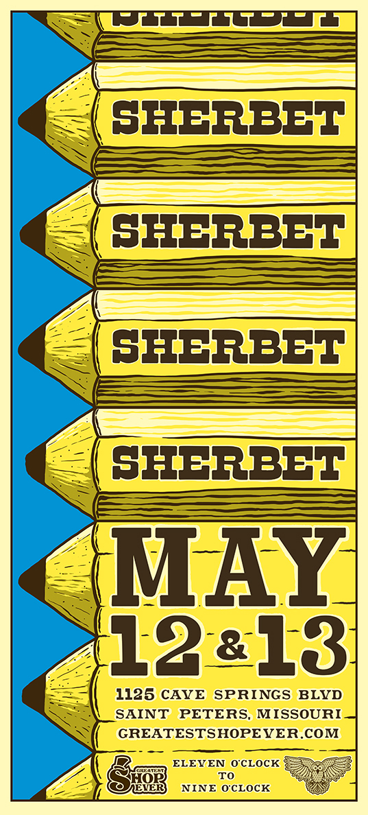 Sherbet event poster
