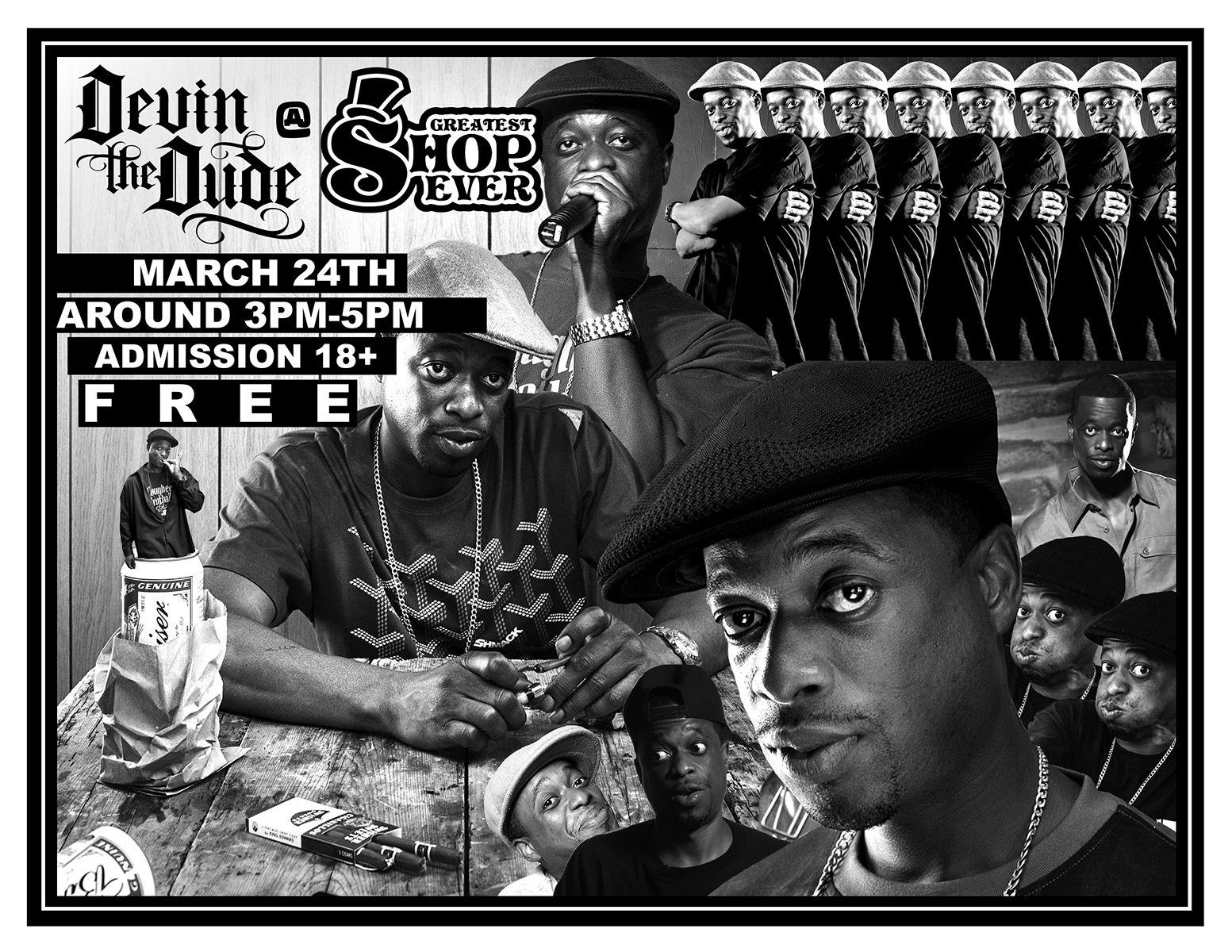 Devin the Dude event poster