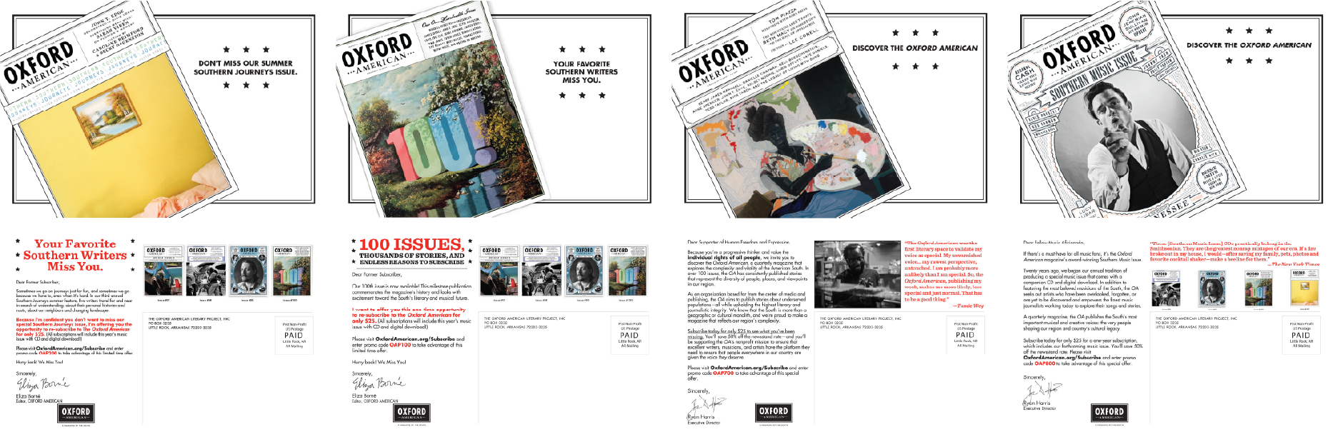Oxford American promotional materials