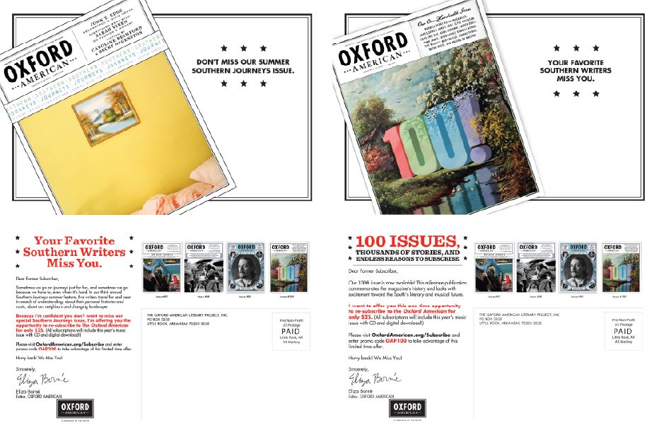 Oxford American promotional materials