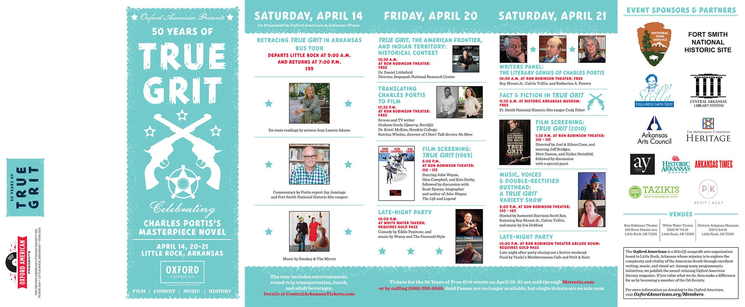 Oxford American 50 Years of True Grit event materials