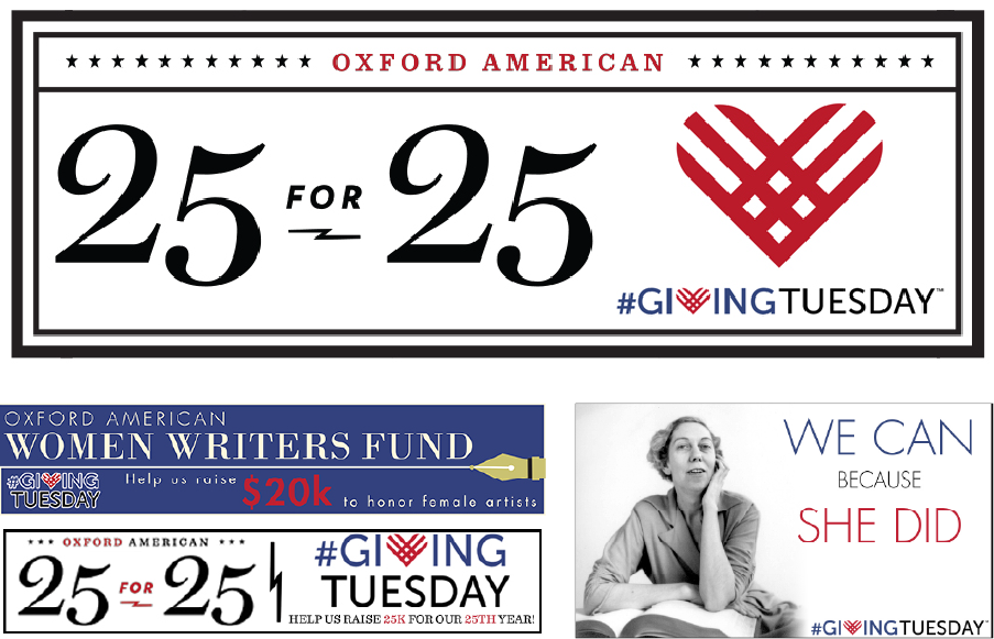Oxford American Giving Tuesday campaign