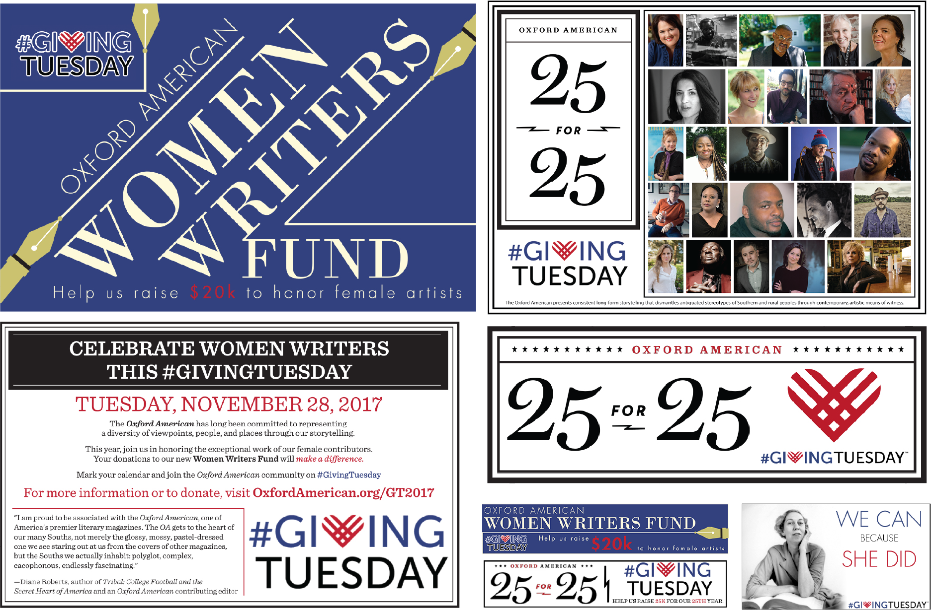 Oxford American Giving Tuesday campaign